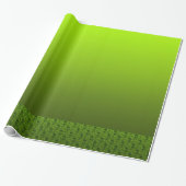 Papier Cadeau Feuillage vert (Déroulé)