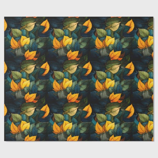 Papier Cadeau Feuille (Plat)