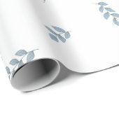 Papier Cadeau Feuille Boho simple et confortable Arrière - plan (Coin rond)