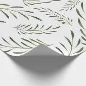 Papier Cadeau feuille botanique motif sans soudure (Coin)