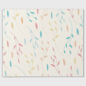 Papier Cadeau feuille d'arbre (Plat)
