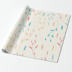 Papier Cadeau feuille d'arbre
