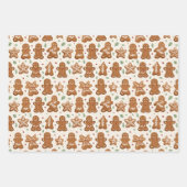 Papier Cadeau Feuille de biscuit en pain d'épice (Devant 2)