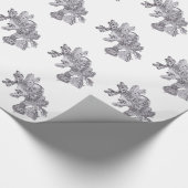 Papier Cadeau Feuille de chute avec des glands (Coin)