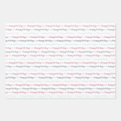 Papier cadeau Feuille de flocon de neige Berry Blu (Devant 3)