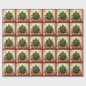 Papier Cadeau "Feuille de foi" (Plat)
