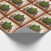 Papier Cadeau "Feuille de foi" (Coin)