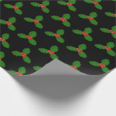 Papier Cadeau Feuille de houx (Coin)