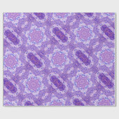 Papier Cadeau Feuille de Magen David et de saule (Plat)