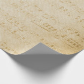 Papier Cadeau Feuille de musique (Coin)