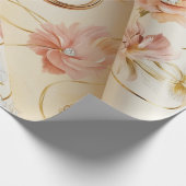 Papier Cadeau Feuille d'enveloppement mariage et Fiançailles (Coin)