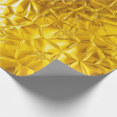 Papier Cadeau feuille d'or abstraite (Coin)