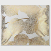 Papier Cadeau Feuille d'or papier d'emballage de vacances (Plat)