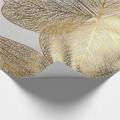 Papier Cadeau Feuille d'or papier d'emballage de vacances (Coin)