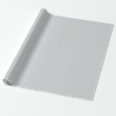 Papier Cadeau feuille ou fond gris clair (Déroulé)