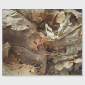 Papier Cadeau Feuille sec de tabac (Plat)