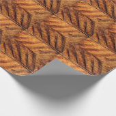 Papier Cadeau Feuille sèche : arrière - plan de texture naturell (Coin)