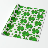 feuille, trèfle, chance, plante, vert, shamrock, n