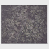 PAPIER CADEAU FEUILLE VERT (Plat)