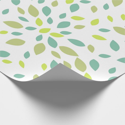 Papier Cadeau Feuille (vert) (Coin)