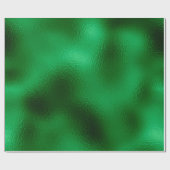 Papier Cadeau Feuille Verte (Plat)