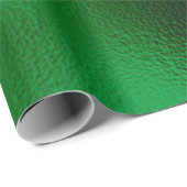 Papier Cadeau Feuille Verte (Coin rond)