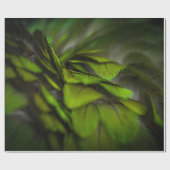 Papier Cadeau Feuille verte (Plat)