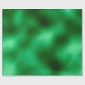 Papier Cadeau Feuille Verte (Plat)