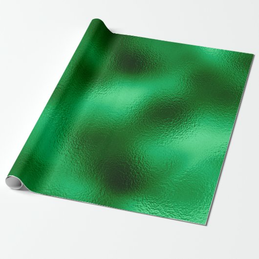 Papier Cadeau Feuille Verte (Déroulé)