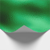 Papier Cadeau Feuille Verte (Coin)