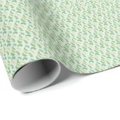 Papier Cadeau Feuille verte Cool et parfaite (Coin rond)