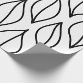 Papier Cadeau feuilles Abstraits. Structure vintage. Mer dessiné (Coin)