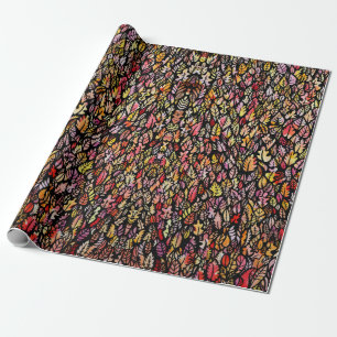 Papier Cadeau Feuilles automnales