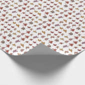 Papier Cadeau Feuilles dansants (Coin)