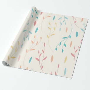 Papier Cadeau feuilles d'arbre