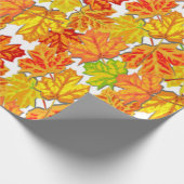 PAPIER CADEAU FEUILLES D'AUTOMNE (Coin)