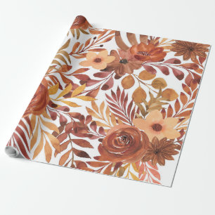 Papier Cadeau Feuilles d'automne