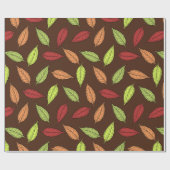 PAPIER CADEAU FEUILLES D'AUTOMNE (Plat)