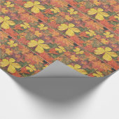 Papier Cadeau Feuilles d'automne (Coin)