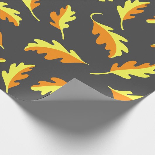 Papier Cadeau Feuilles d'automne (Coin)
