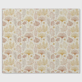 Papier Cadeau Feuilles d'automne (Plat)
