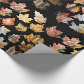 Papier Cadeau Feuilles d'automne (Coin)