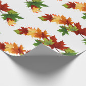 Papier Cadeau Feuilles d'automne (Coin)