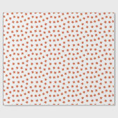 Papier Cadeau Feuilles d'automne aquarelle main tirée (Plat)