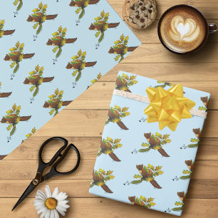 Papier Cadeau Feuilles d'automne de Pine Marten