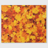 Papier Cadeau Feuilles d'automne feuillage feuilles d'automne (Plat)