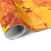 Papier Cadeau Feuilles d'automne feuillage feuilles d'automne (Coin rond)