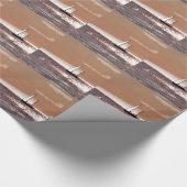 PAPIER CADEAU FEUILLES DE CORDE (Coin)