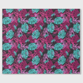 Papier Cadeau Feuilles de feuillus tropicaux (Plat)