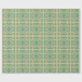 Papier Cadeau Feuilles de la monnaie (Plat)